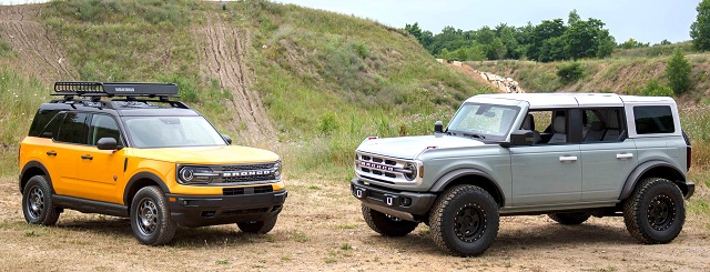 2022 Ford Bronco Sport and Bronco